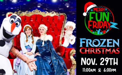 Frozen Christmas with Santa at the Fun Place in Clarkston Michigan