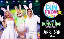 Easter Egg Hunt with Easter Bunny Dance Party and Visit in Clarkston MI at Fun Place