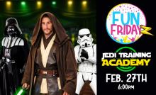 Jedi Training Academy Fun Friday event at the Fun Place in Clarkston Michigan